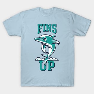 Fins Up For Dolphin T-Shirt